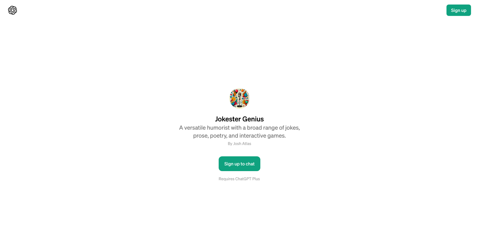 Jokester Genius website