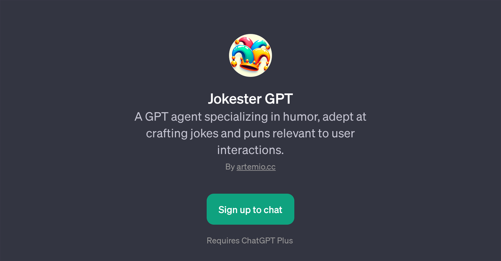 Jokester GPT website