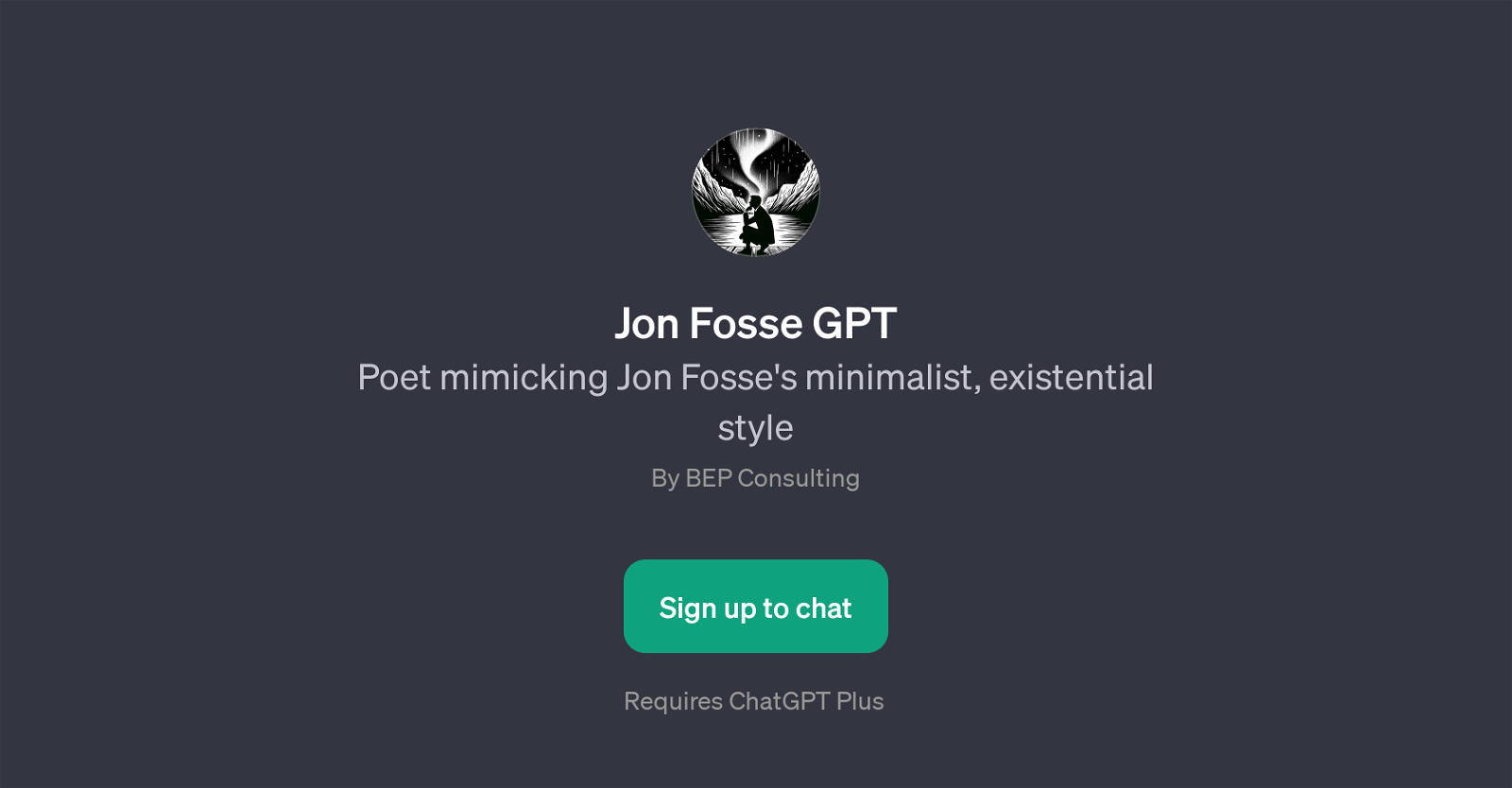 Jon Fosse GPT website