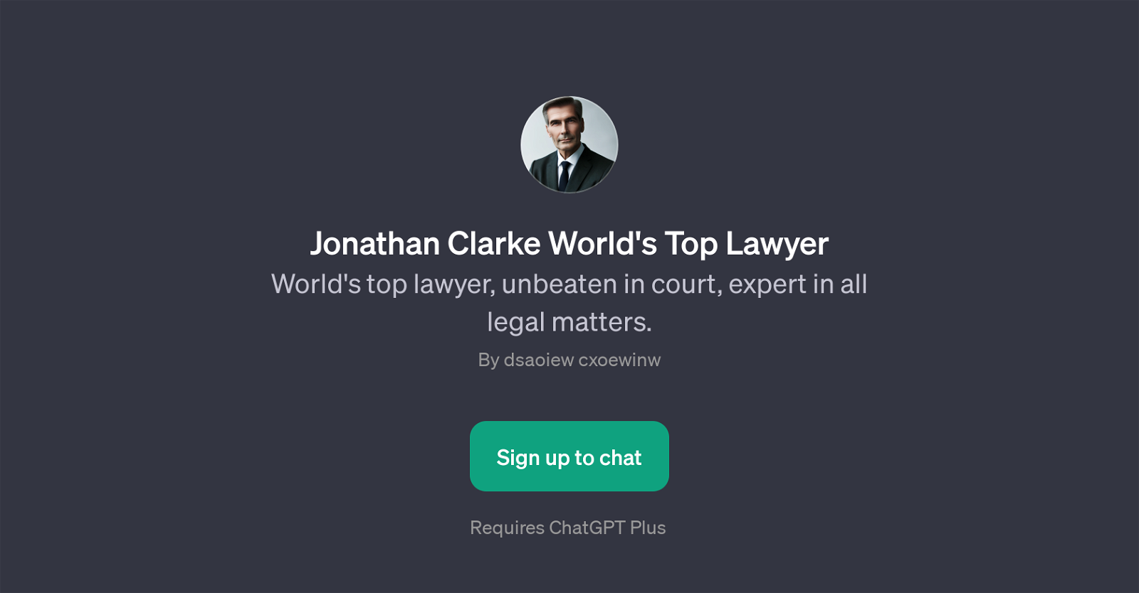 Jonathan Clarke World's Top Lawyer website