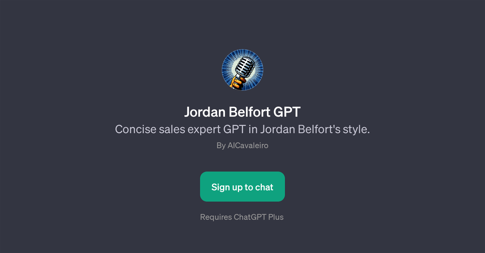 Jordan Belfort GPT website