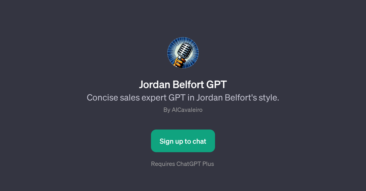 Jordan Belfort GPT website