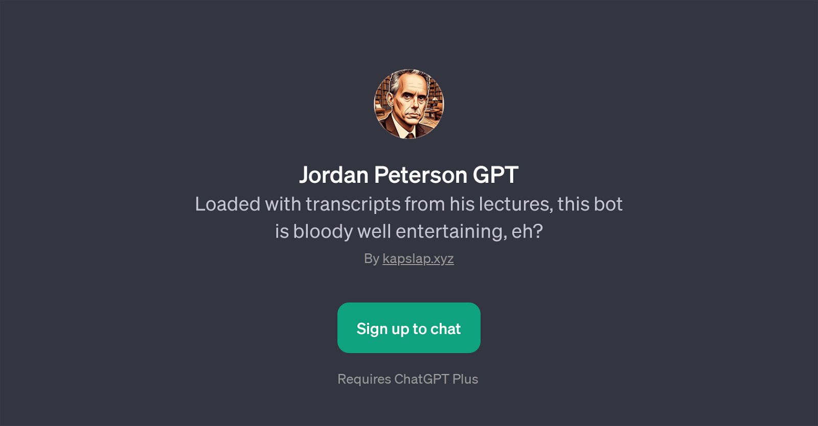 Jordan Peterson GPT website