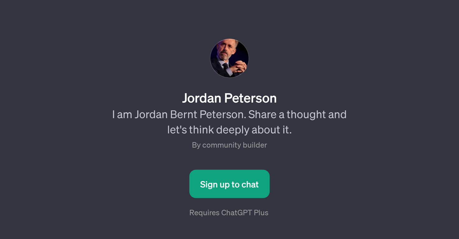 Jordan Peterson GPT website