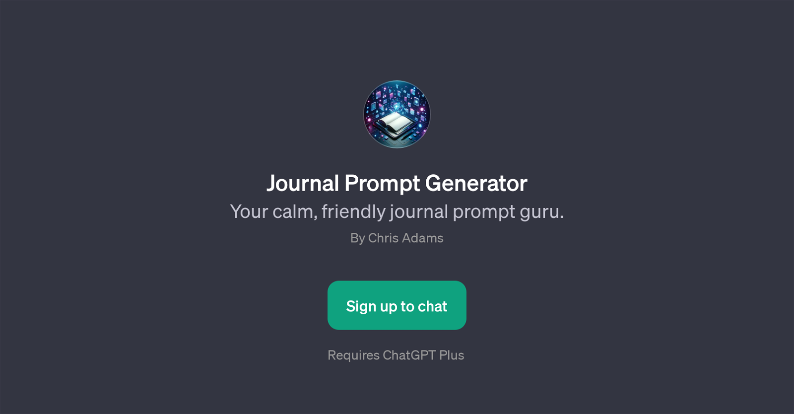 Journal Prompt Generator website
