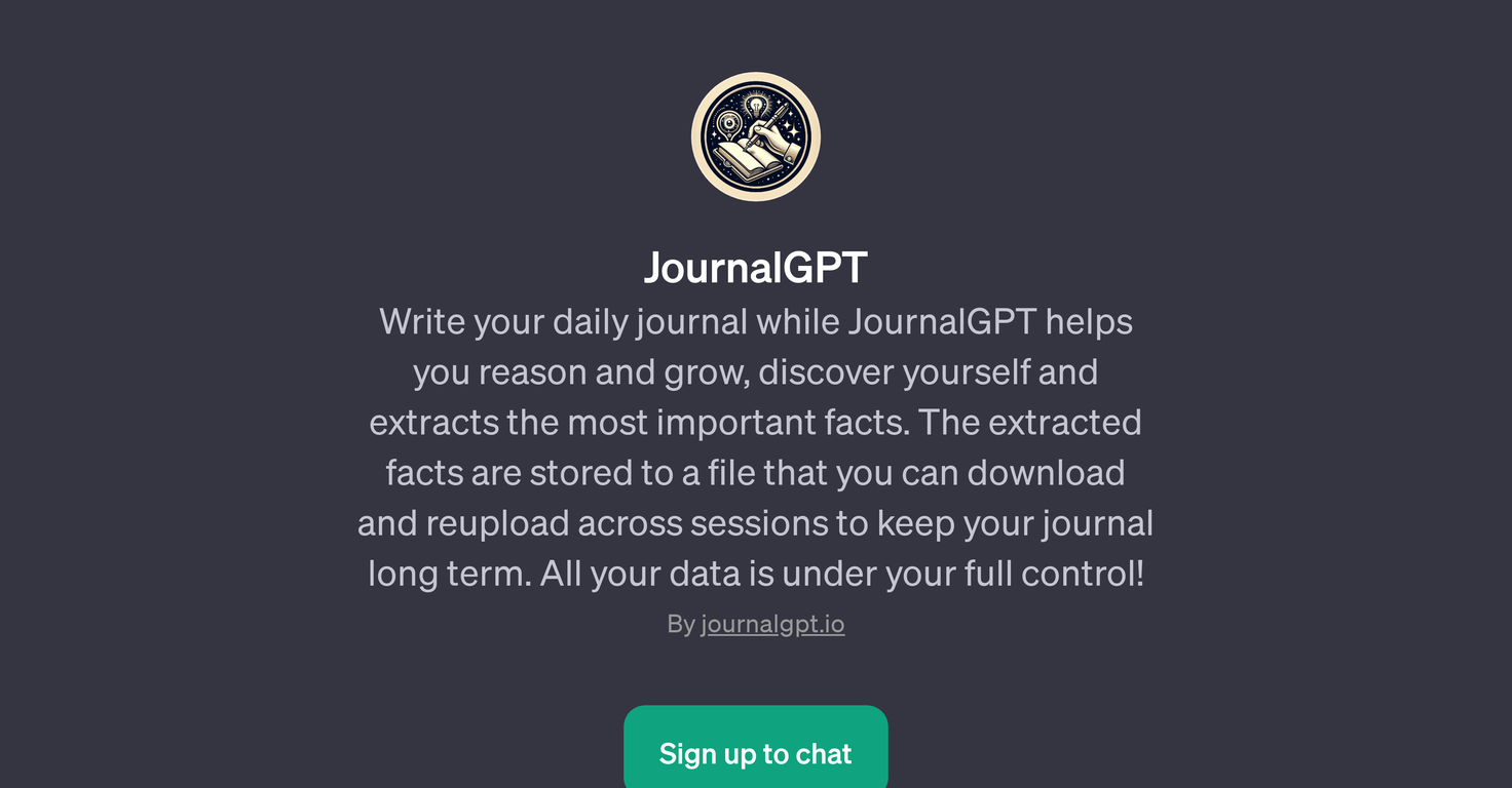 JournalGPT website