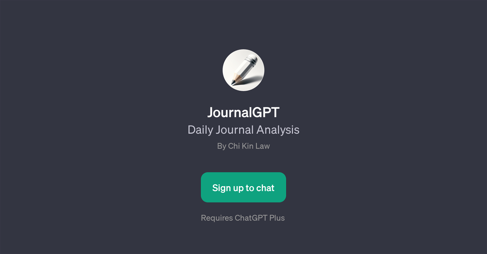 JournalGPT website