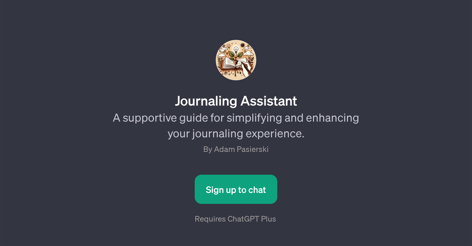 Journaling Assistant website