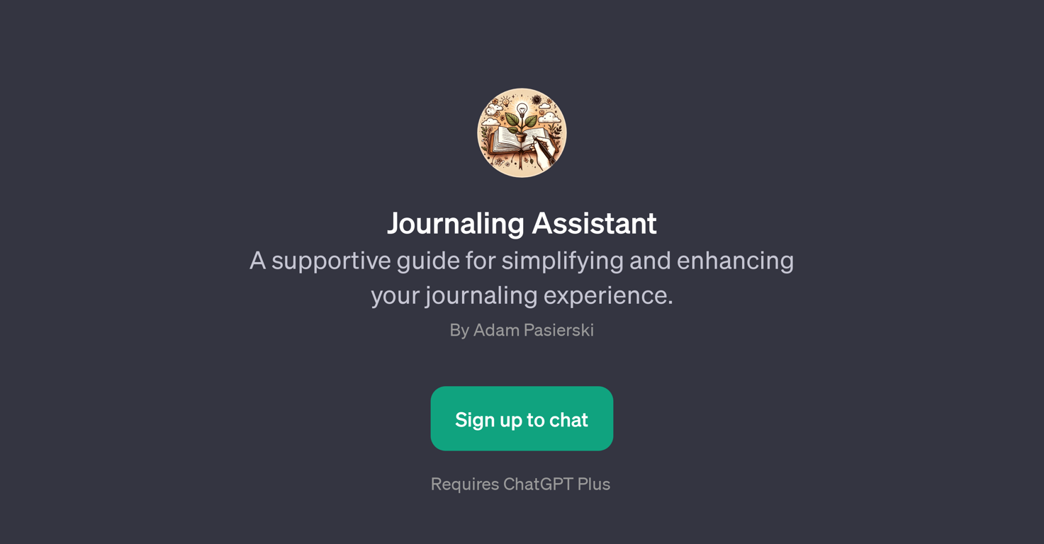 Journaling Assistant website
