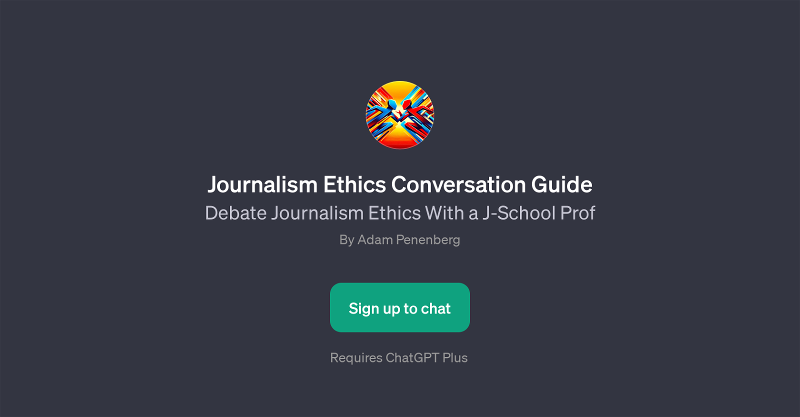 Journalism Ethics Conversation Guide website