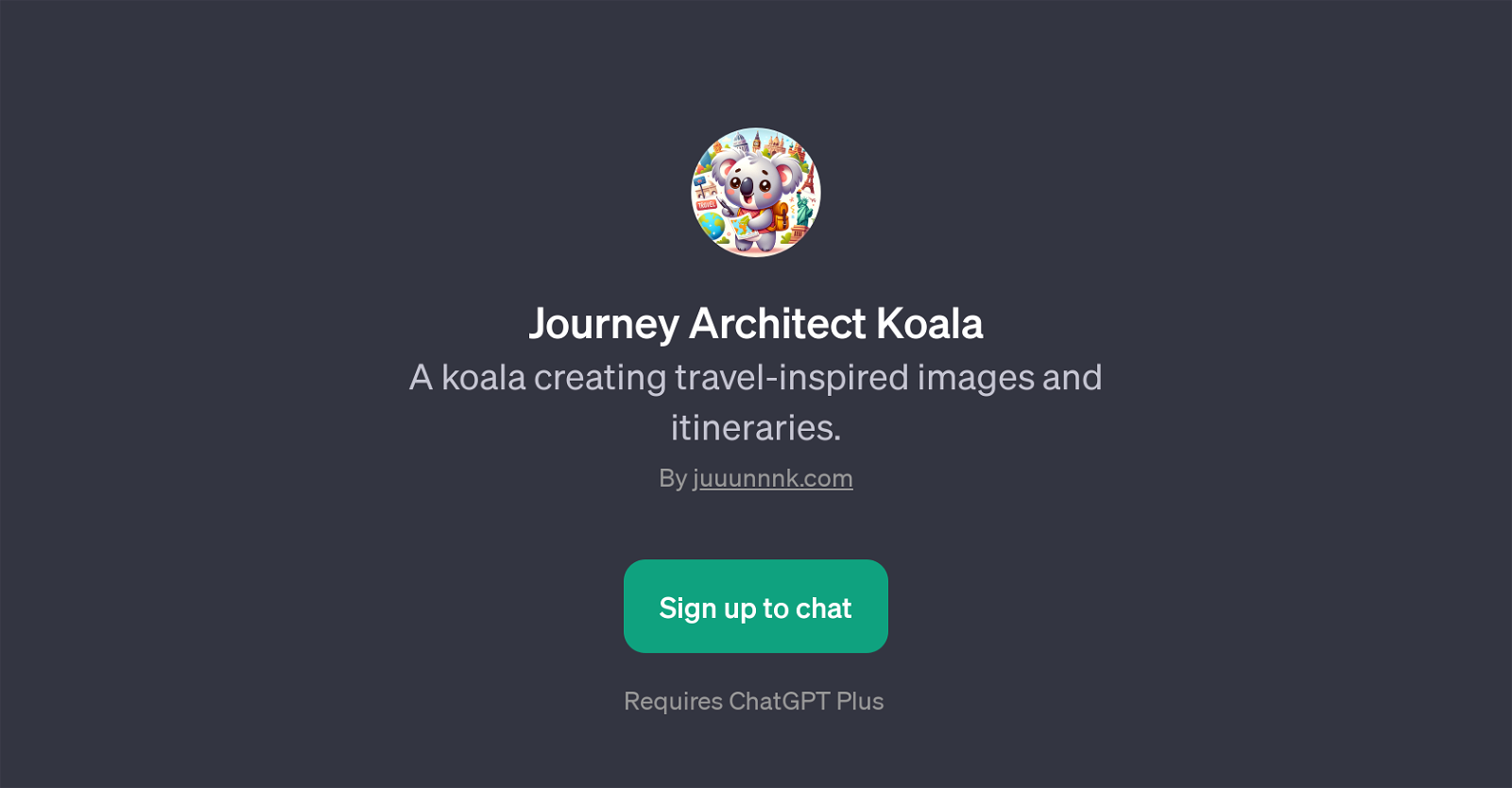 Journey Architect Koala website