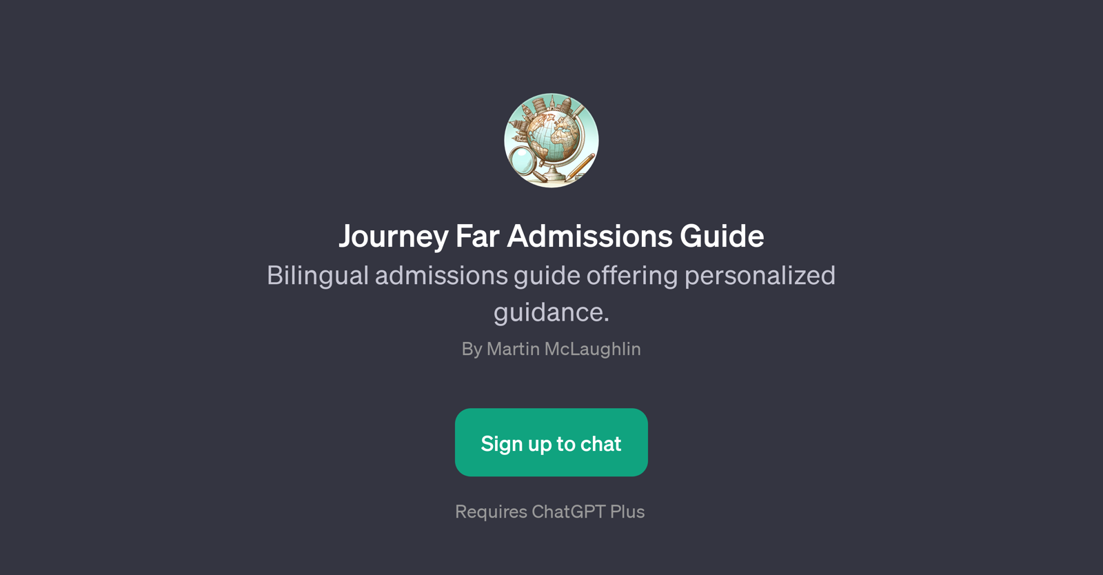 Journey Far Admissions Guide website