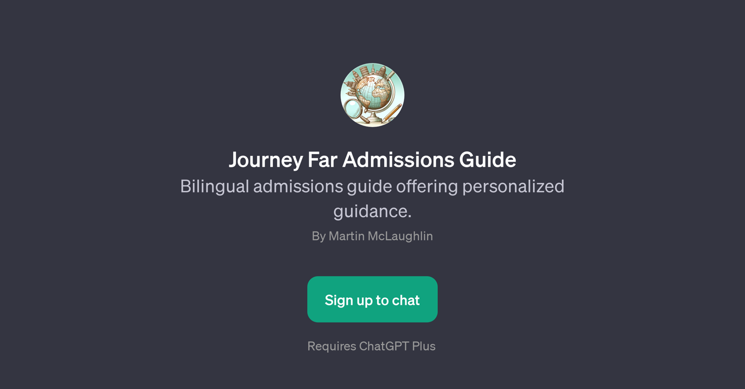 Journey Far Admissions Guide website