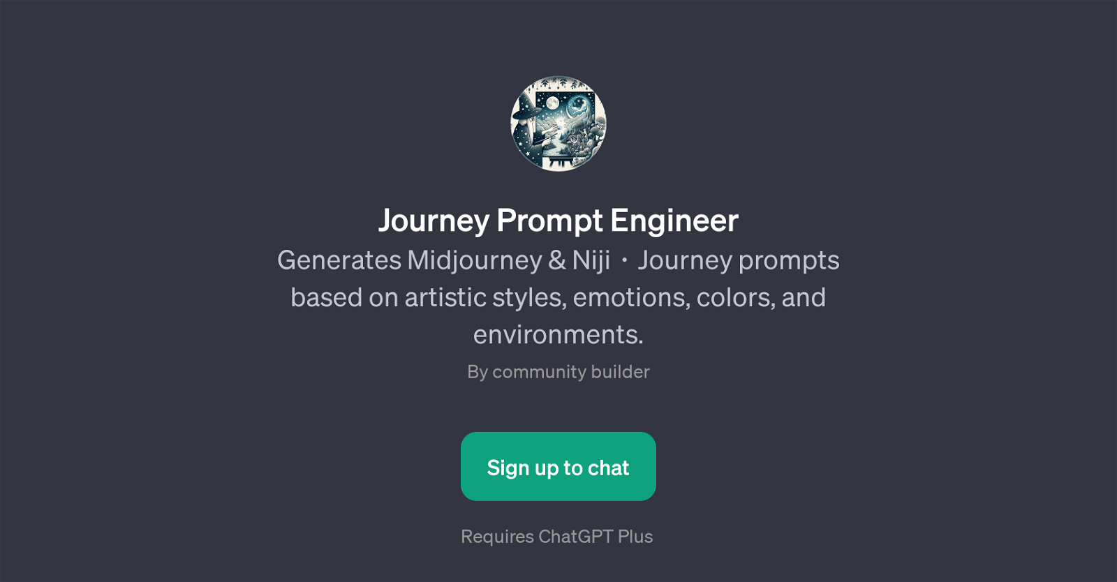 Journey Prompt Engineer website