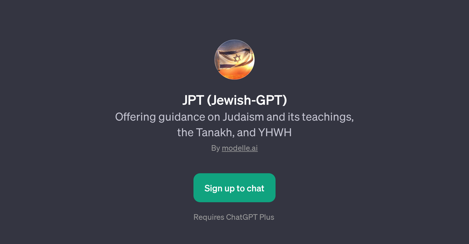 JPT (Jewish-GPT) website