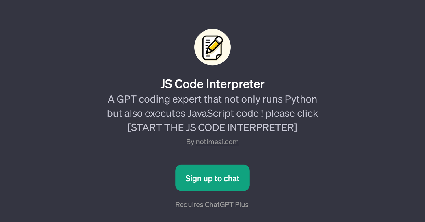 JS Code Interpreter website