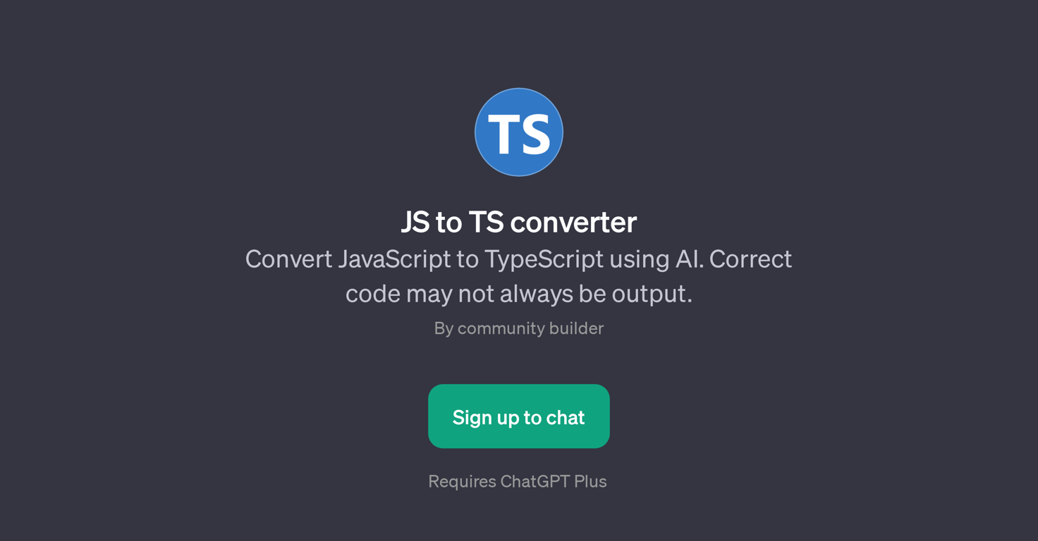 JS to TS converter website