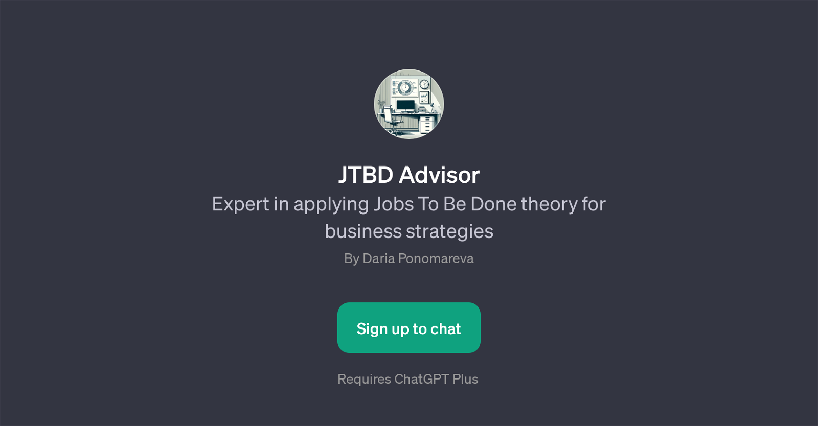 JTBD Advisor website