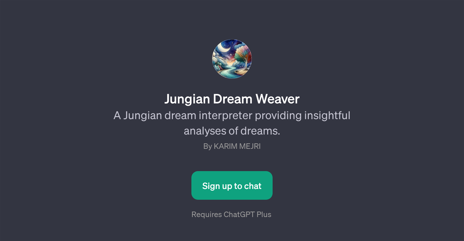 Jungian Dream Weaver website