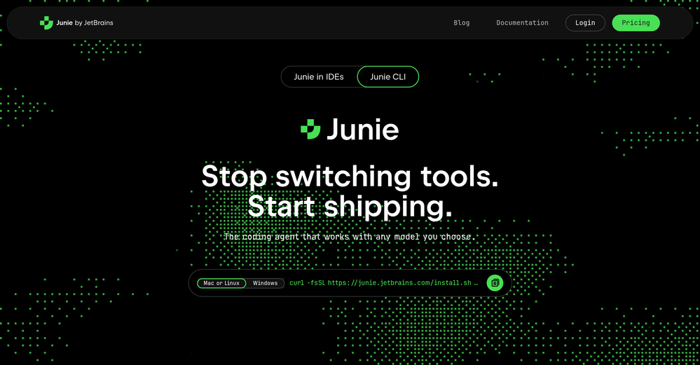 Junie by JetBrains website