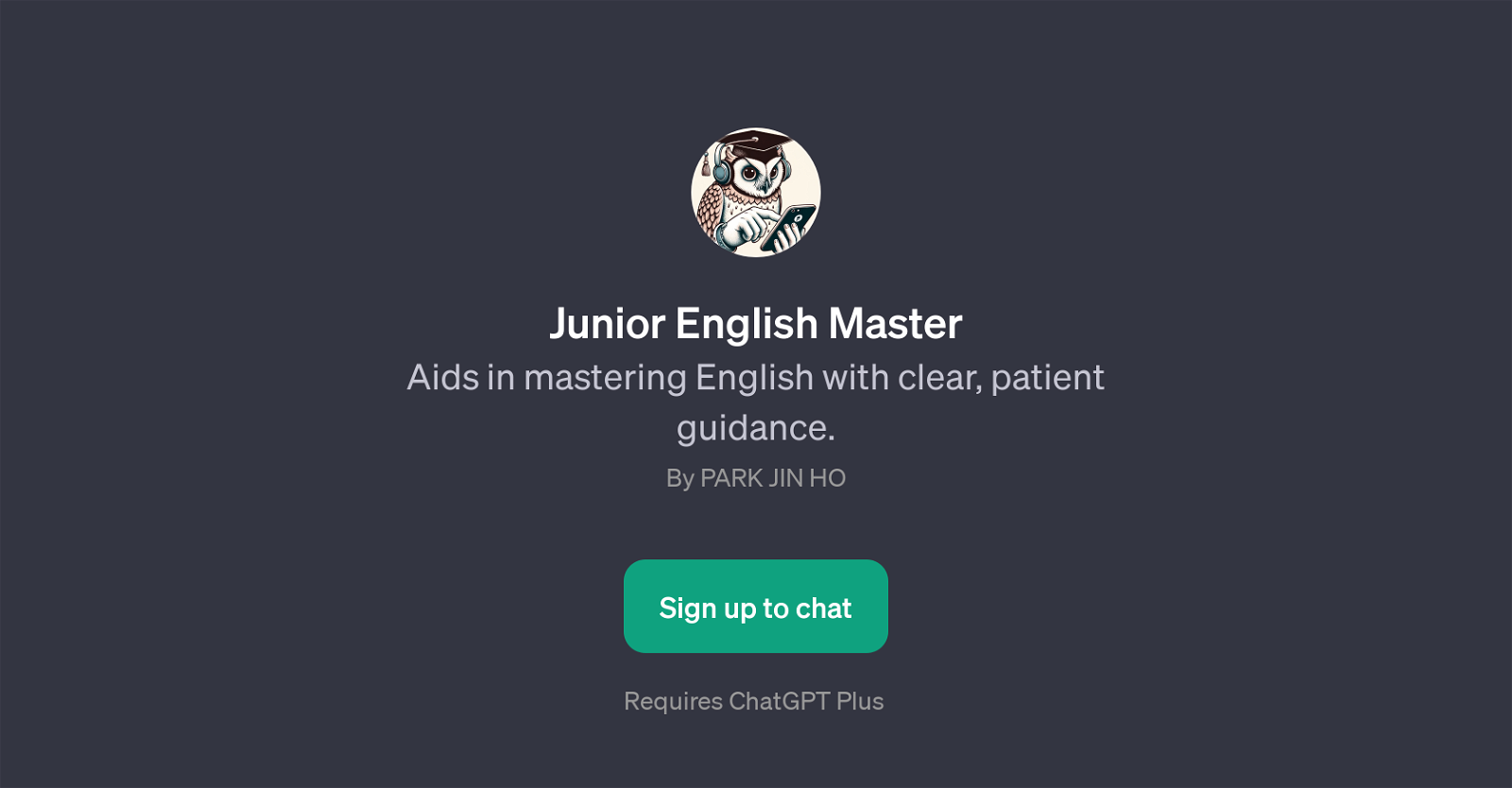 Junior English Master website