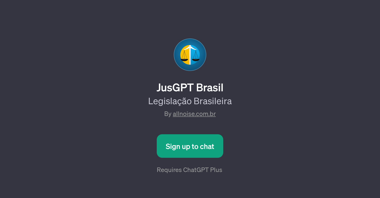 JusGPT Brasil website