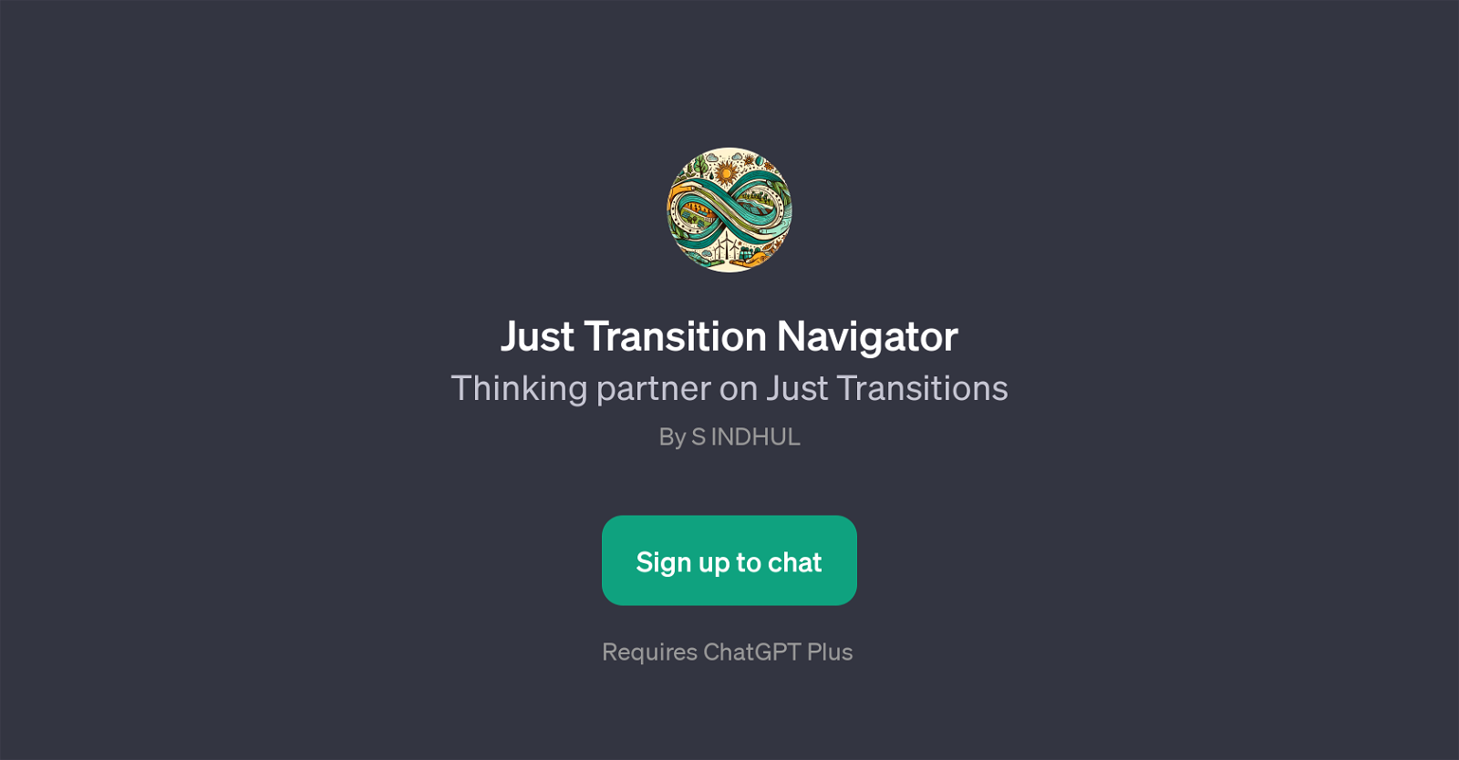 Just Transition Navigator website