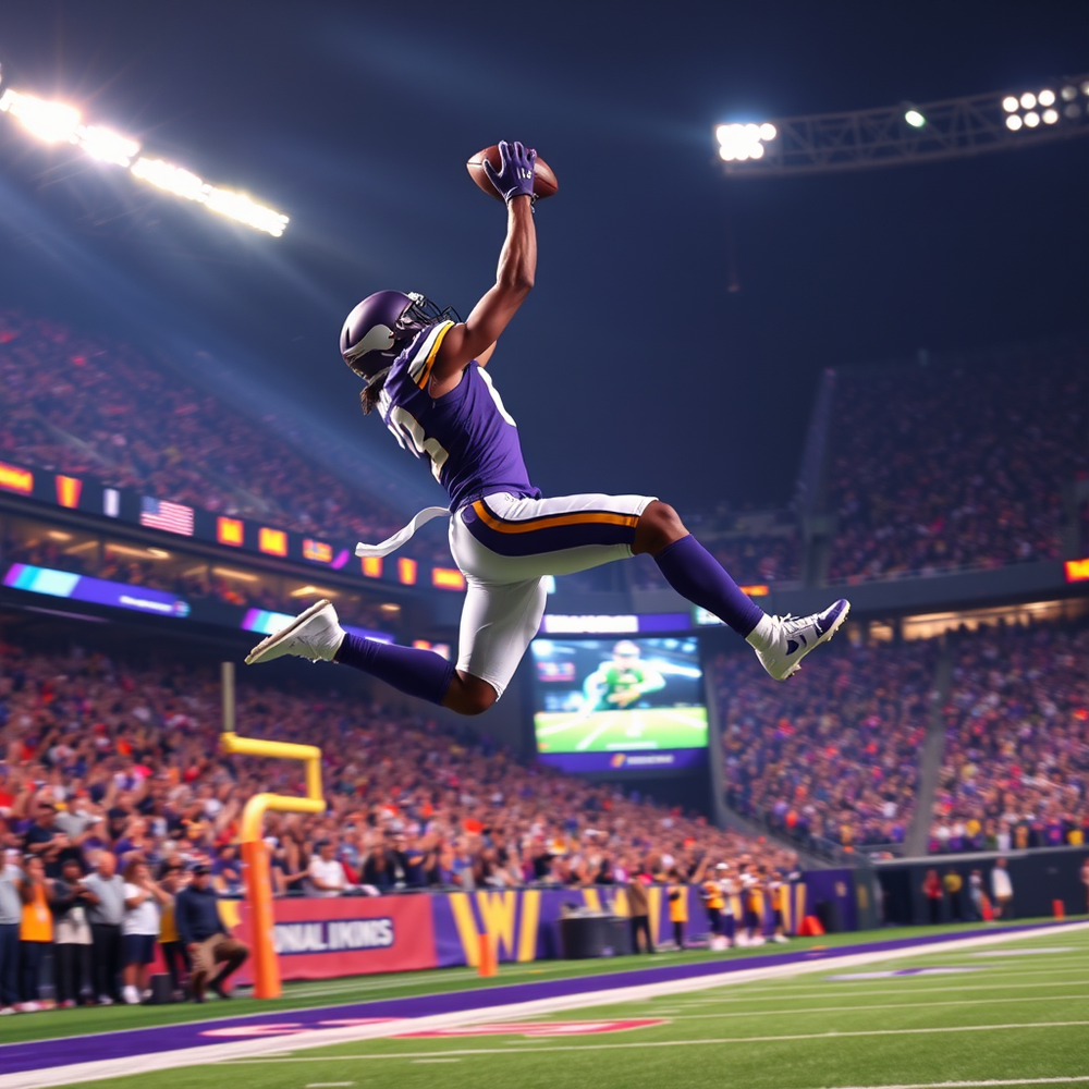 Justin Jefferson 4K Wallpaper Generator website