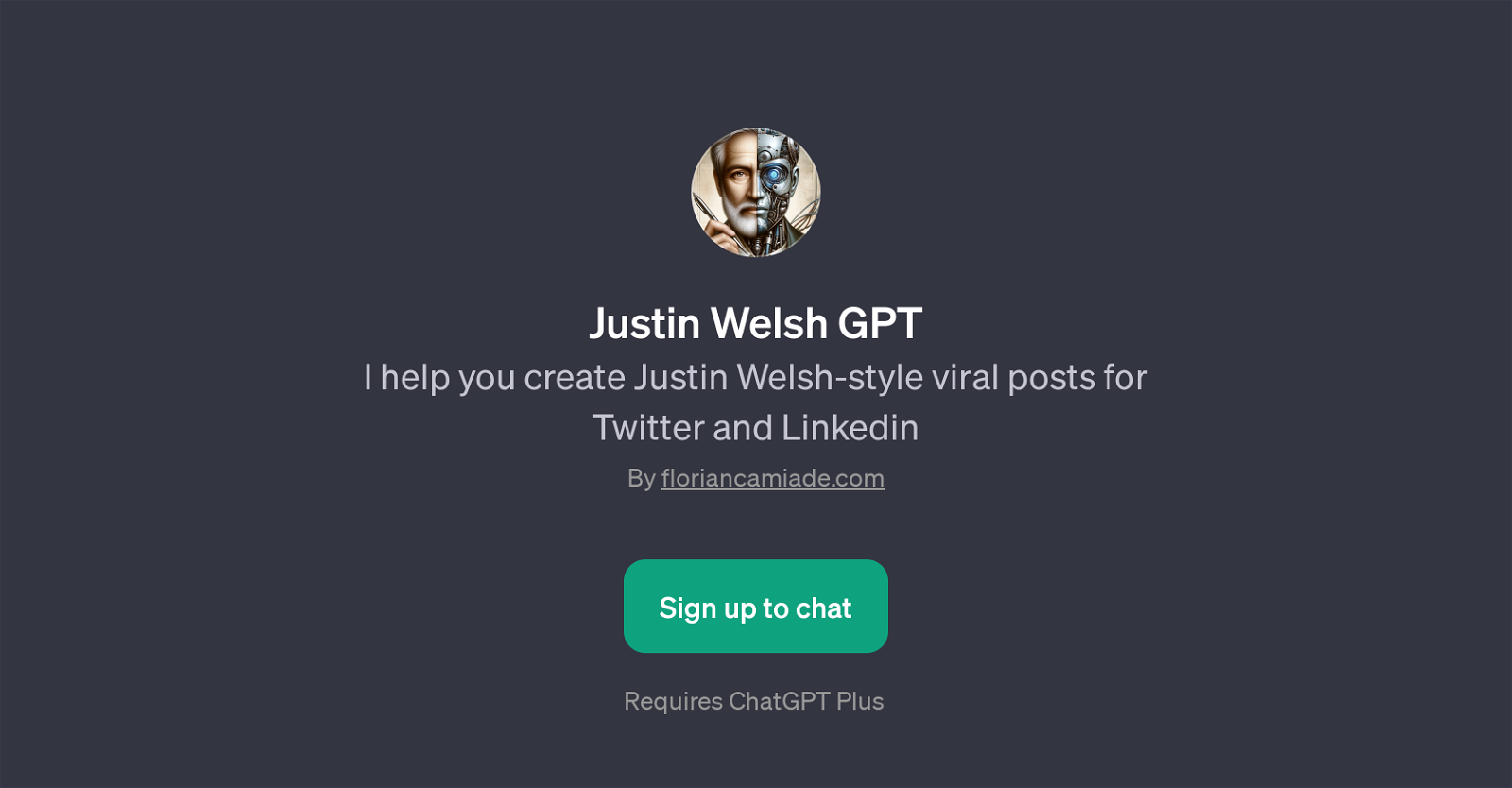 Justin Welsh GPT website