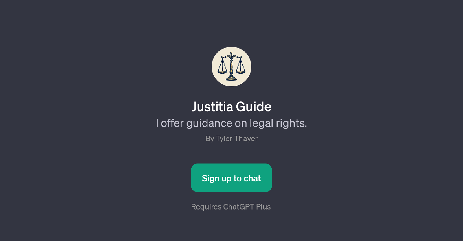 Justitia Guide website