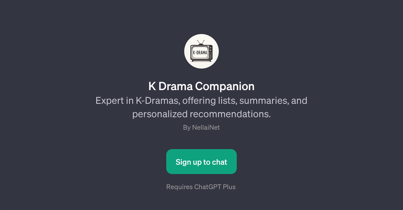 K Drama Companion website