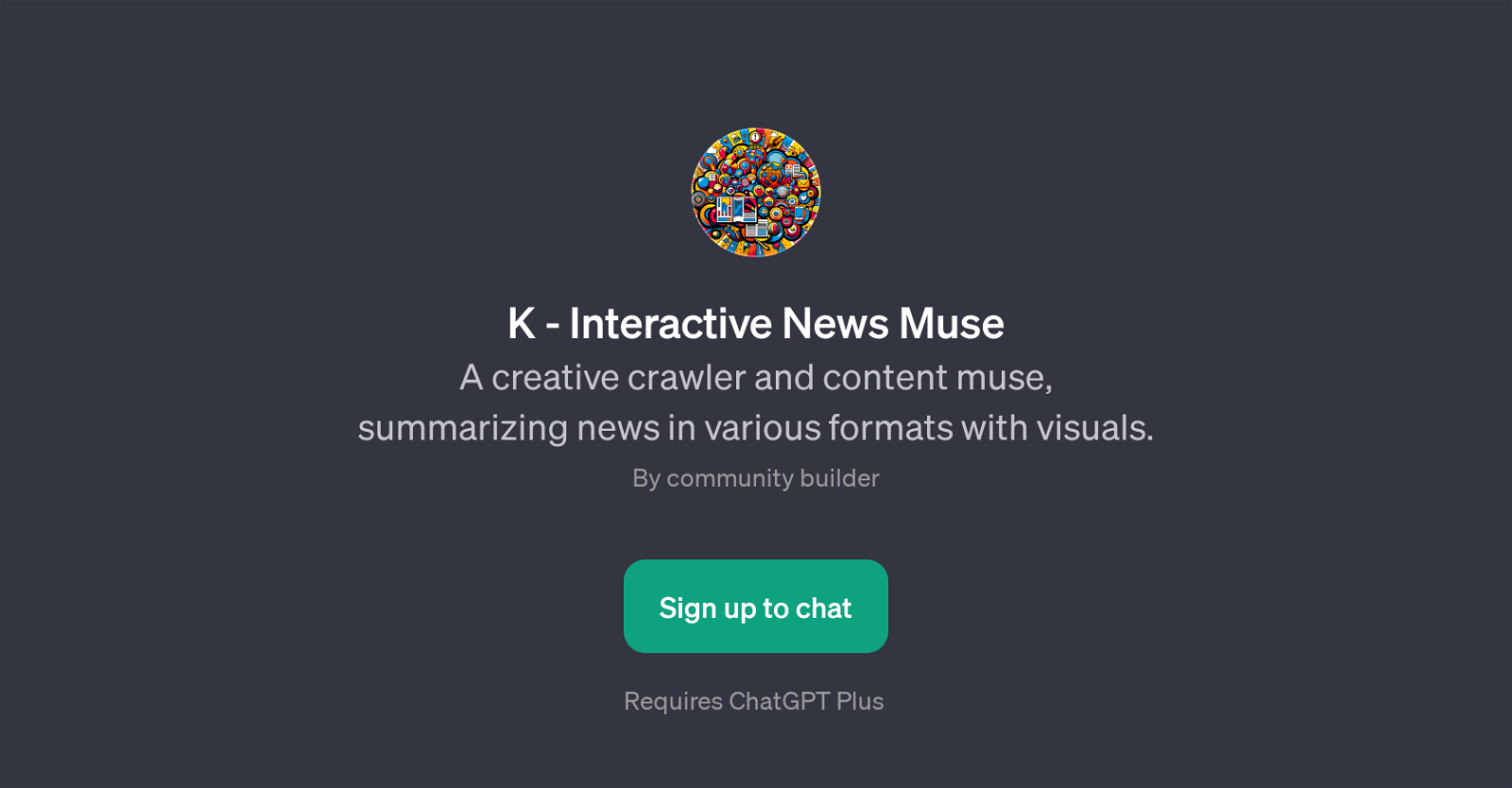 K - Interactive News Muse website