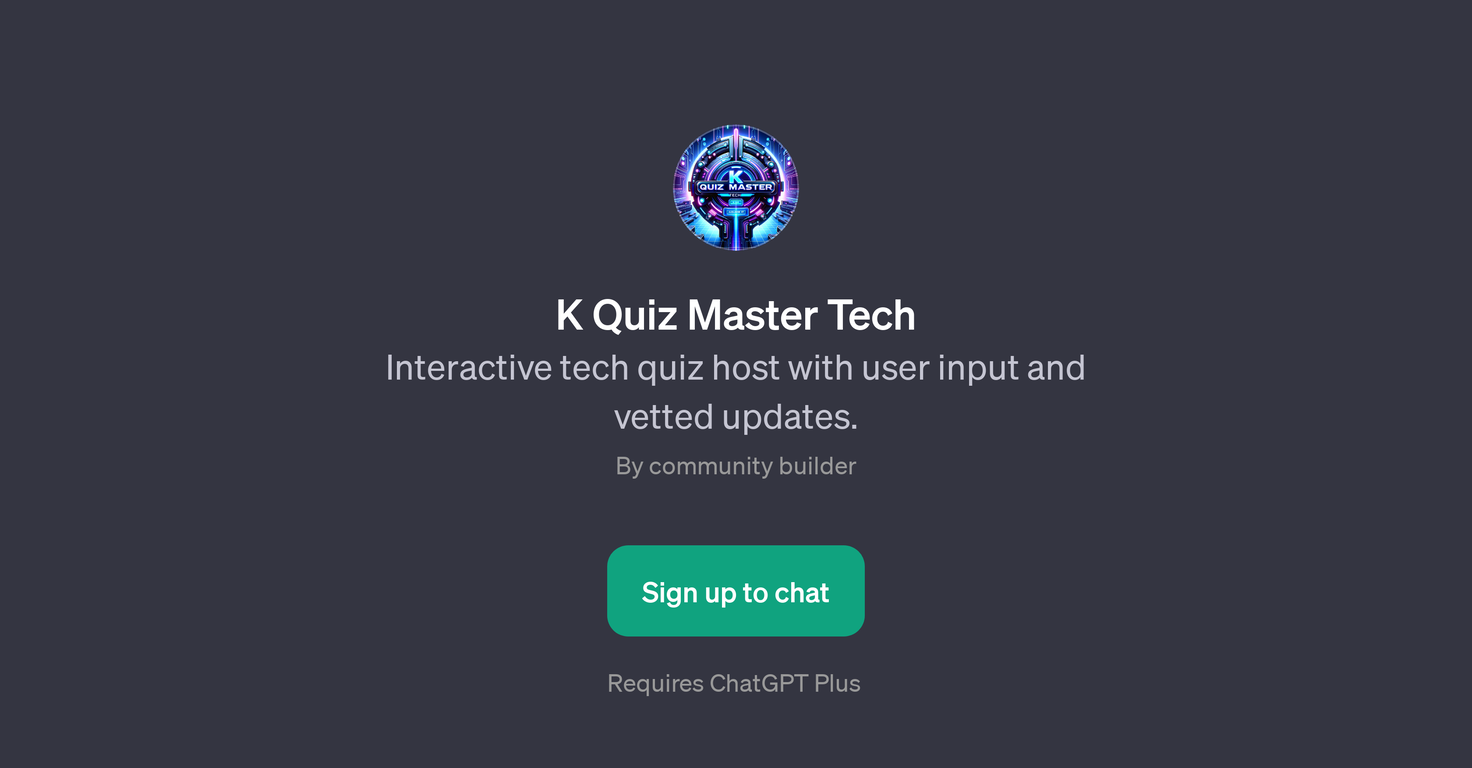 K Quiz Master Tech website