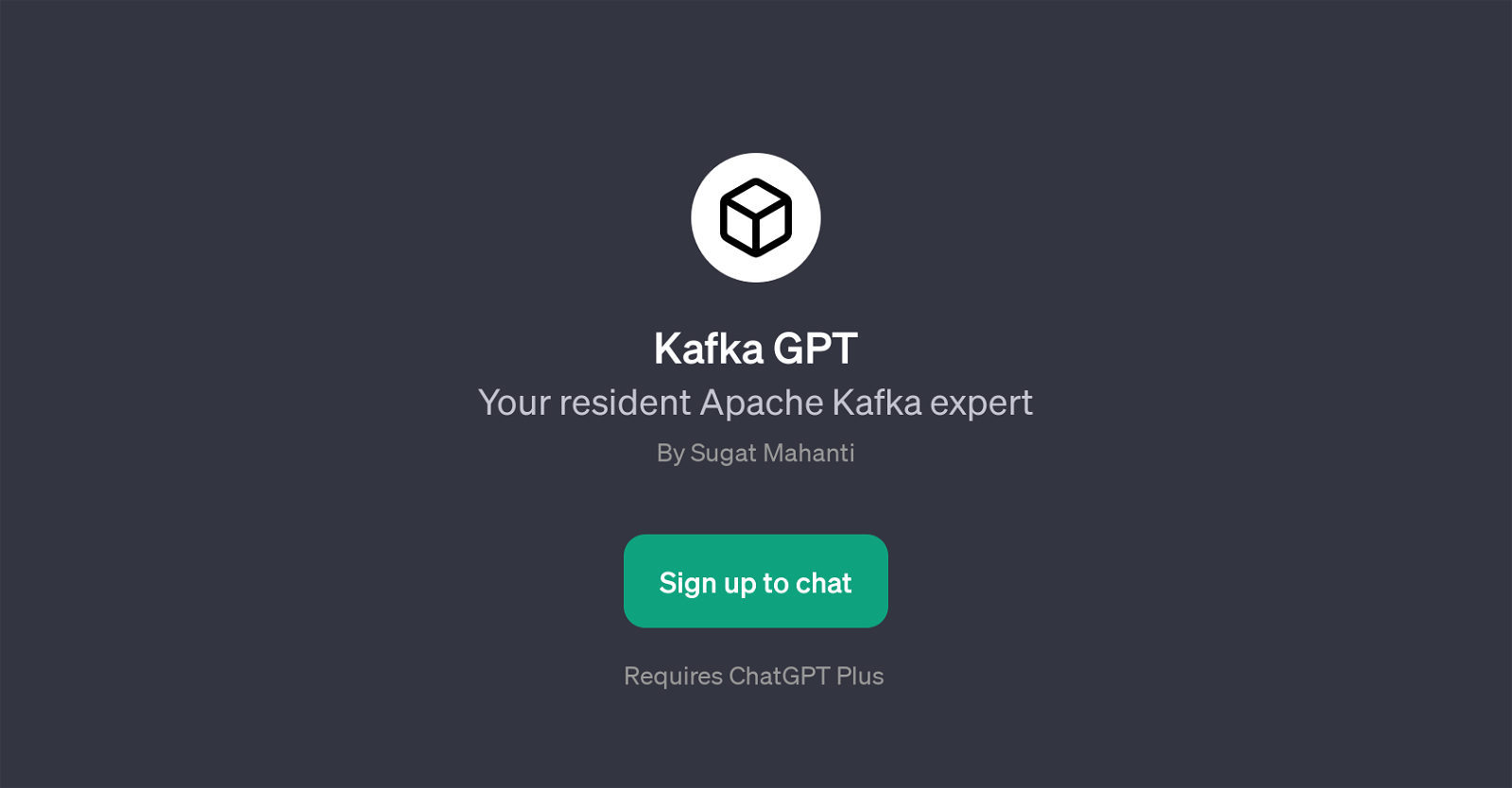 Kafka GPT website