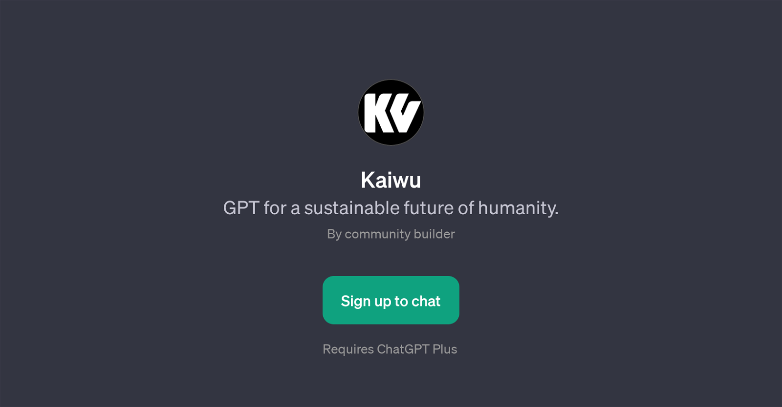 Kaiwu website