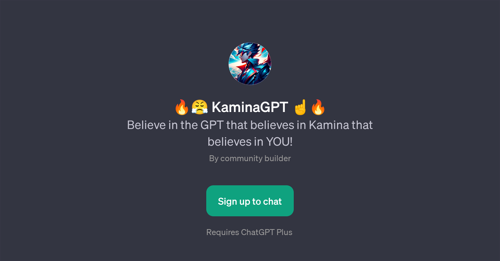KaminaGPT website