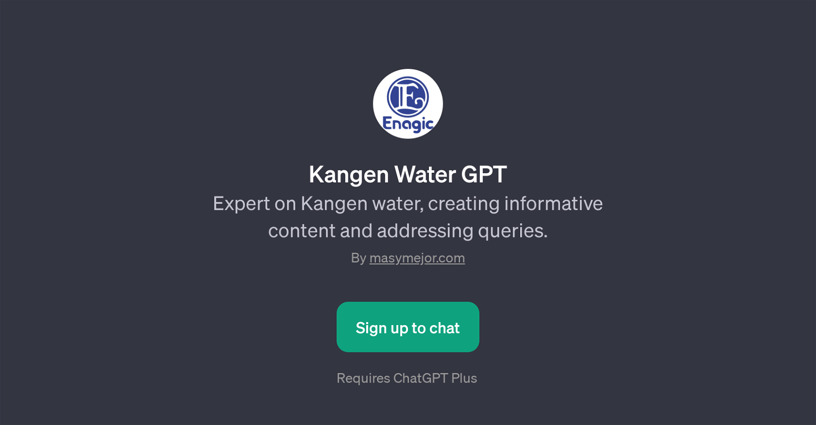 Kangen Water GPT website
