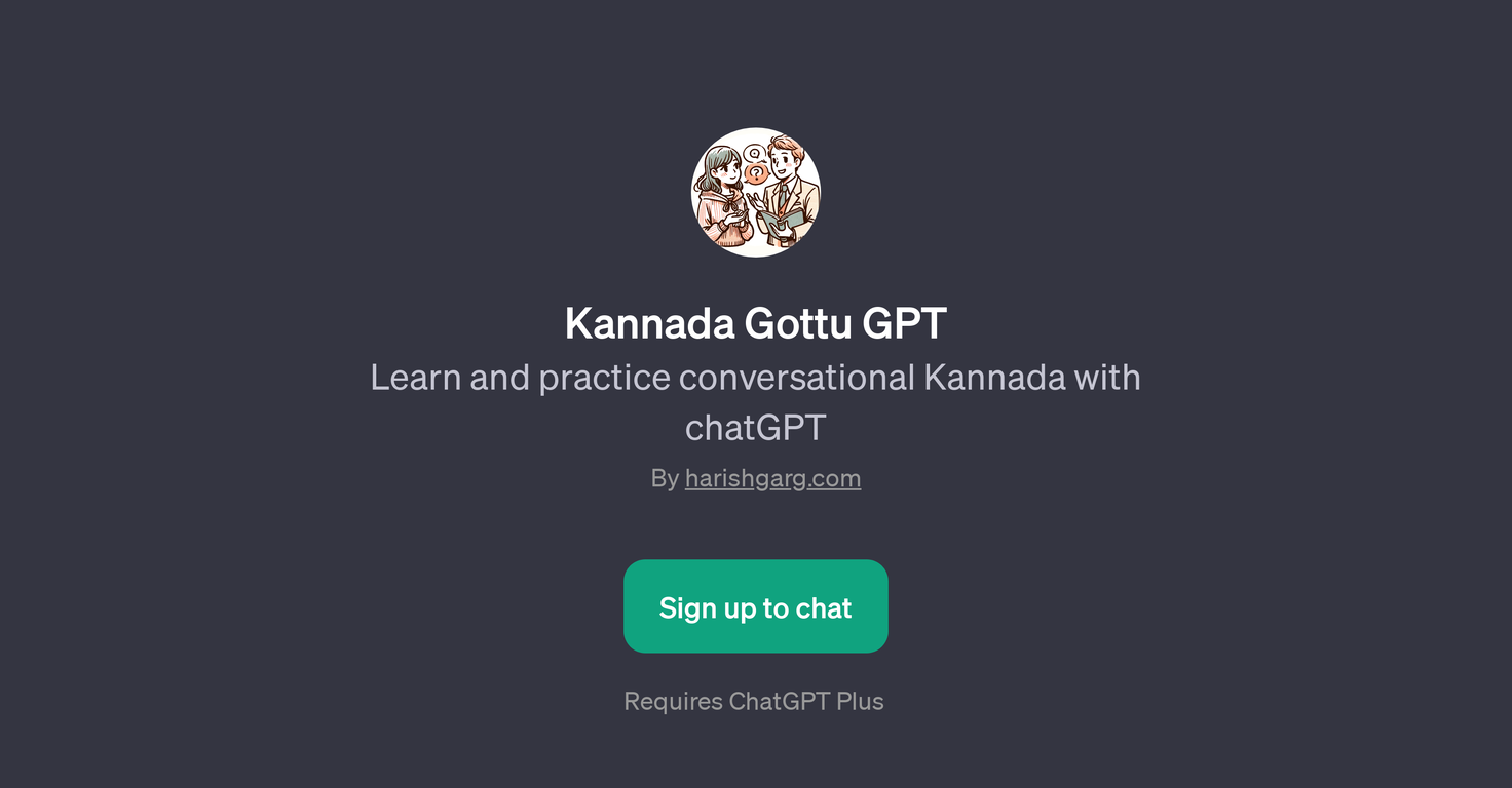 Kannada Gottu GPT website