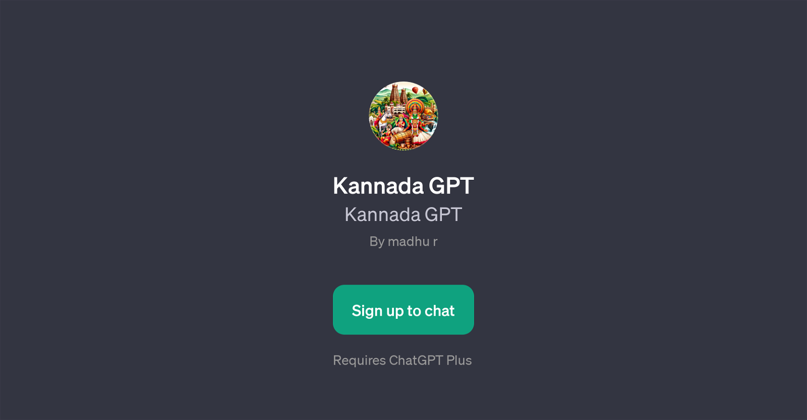 Kannada GPT website