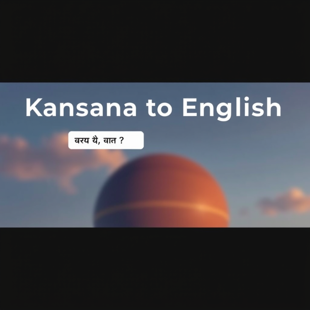 Kannada to English Translator website