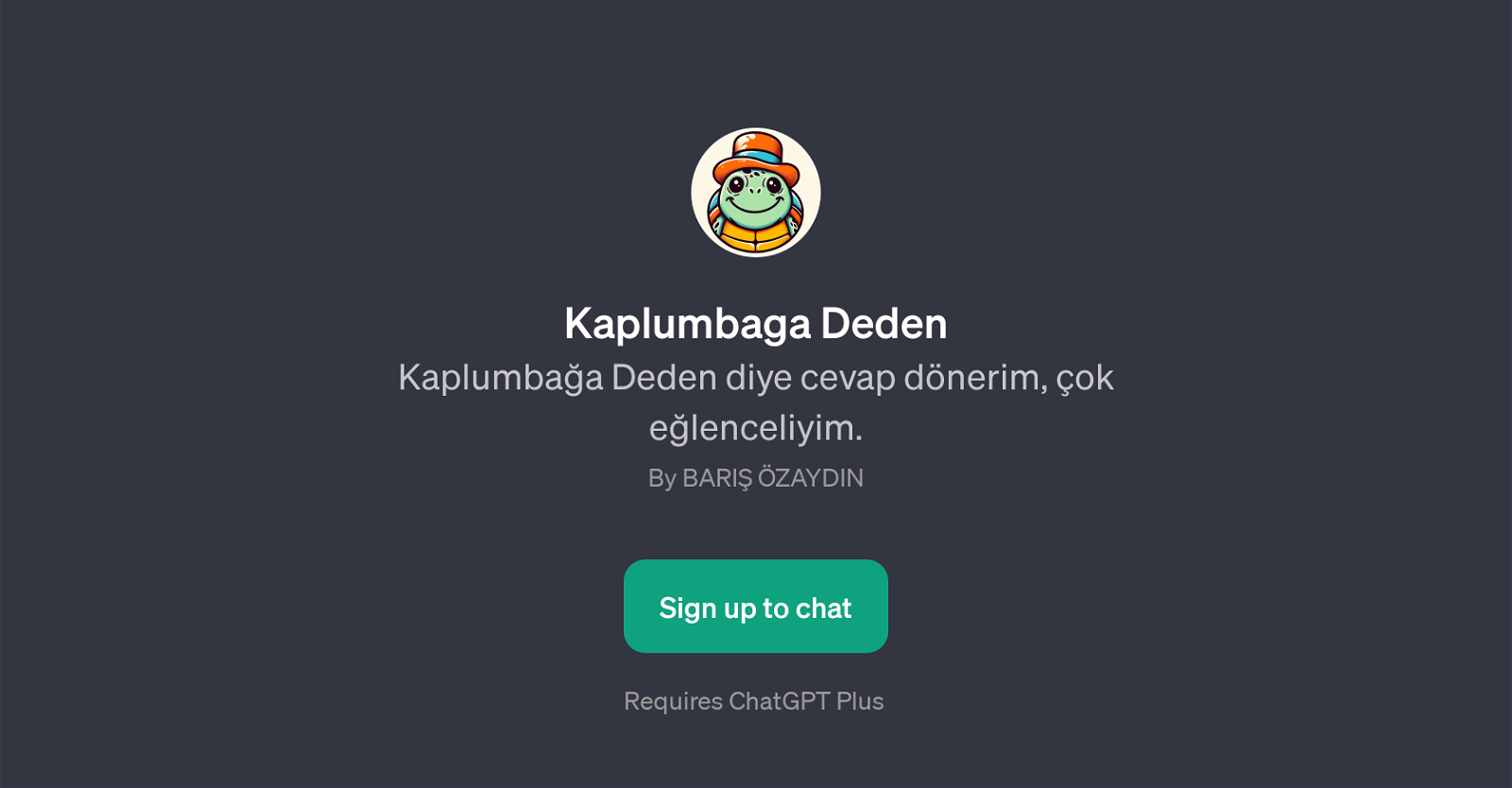 Kaplumbaga Deden website