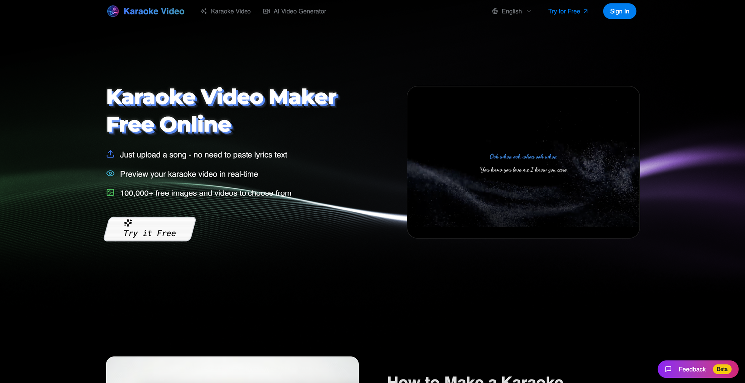 Karaoke Video website