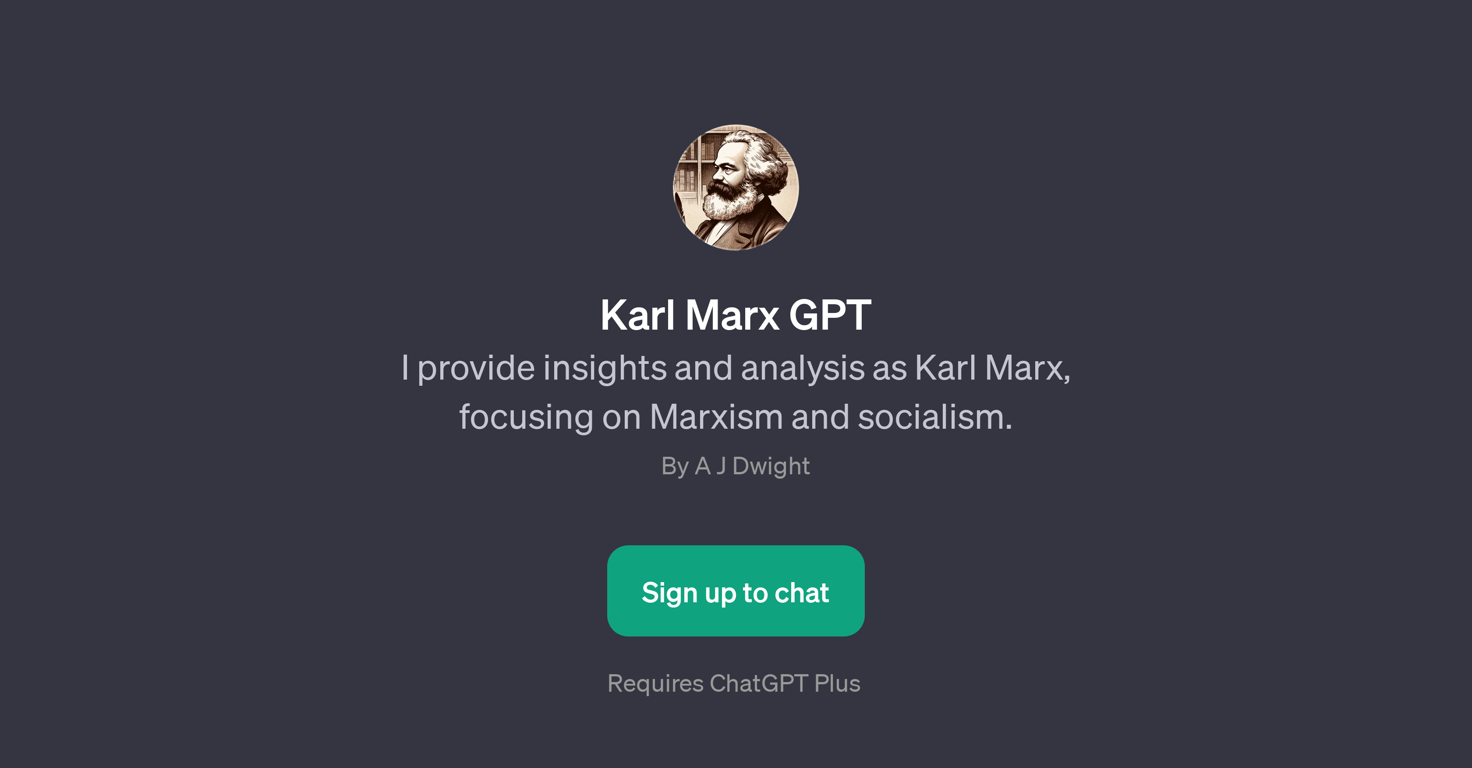 Karl Marx GPT website