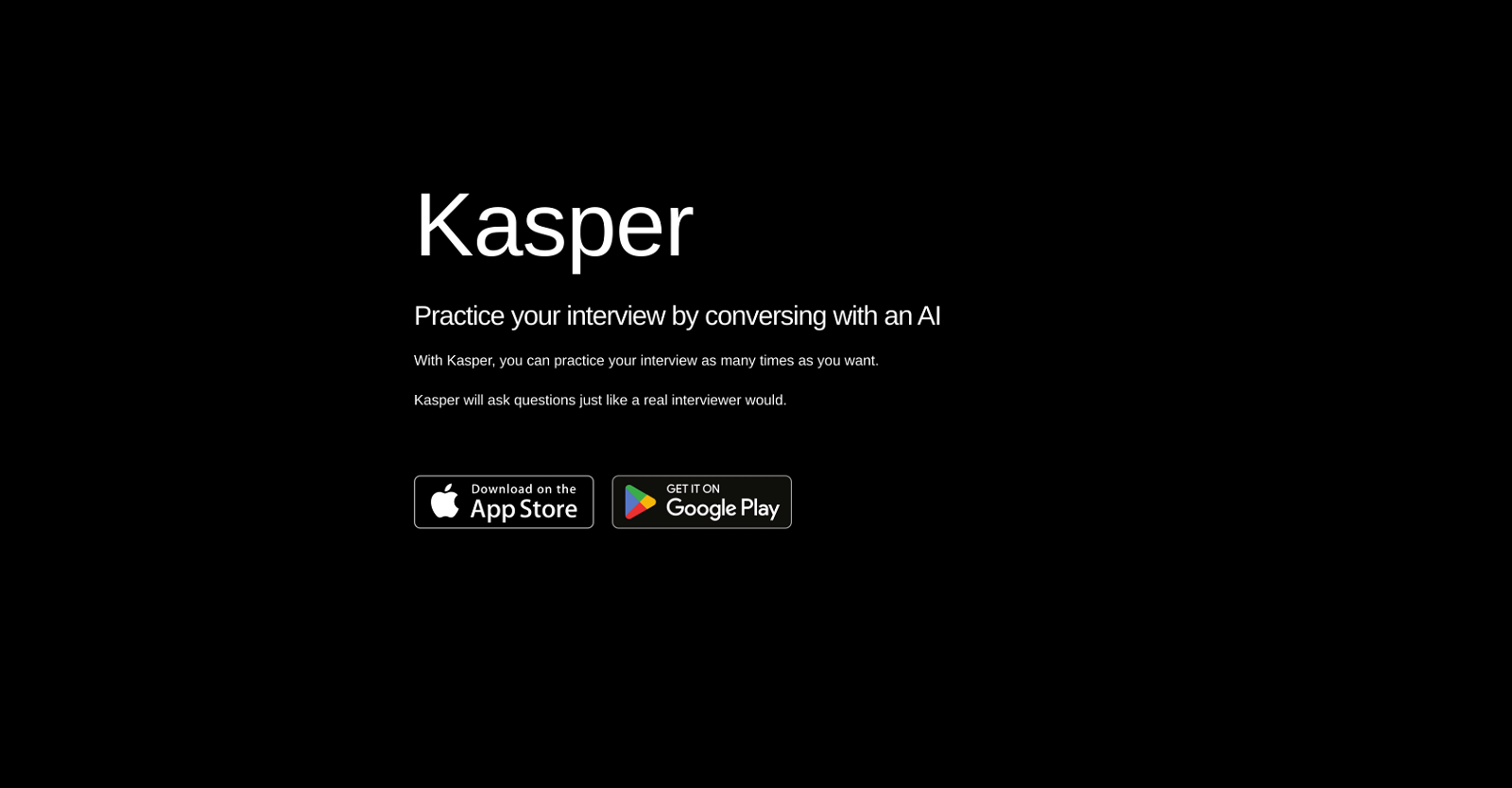 Kasper website