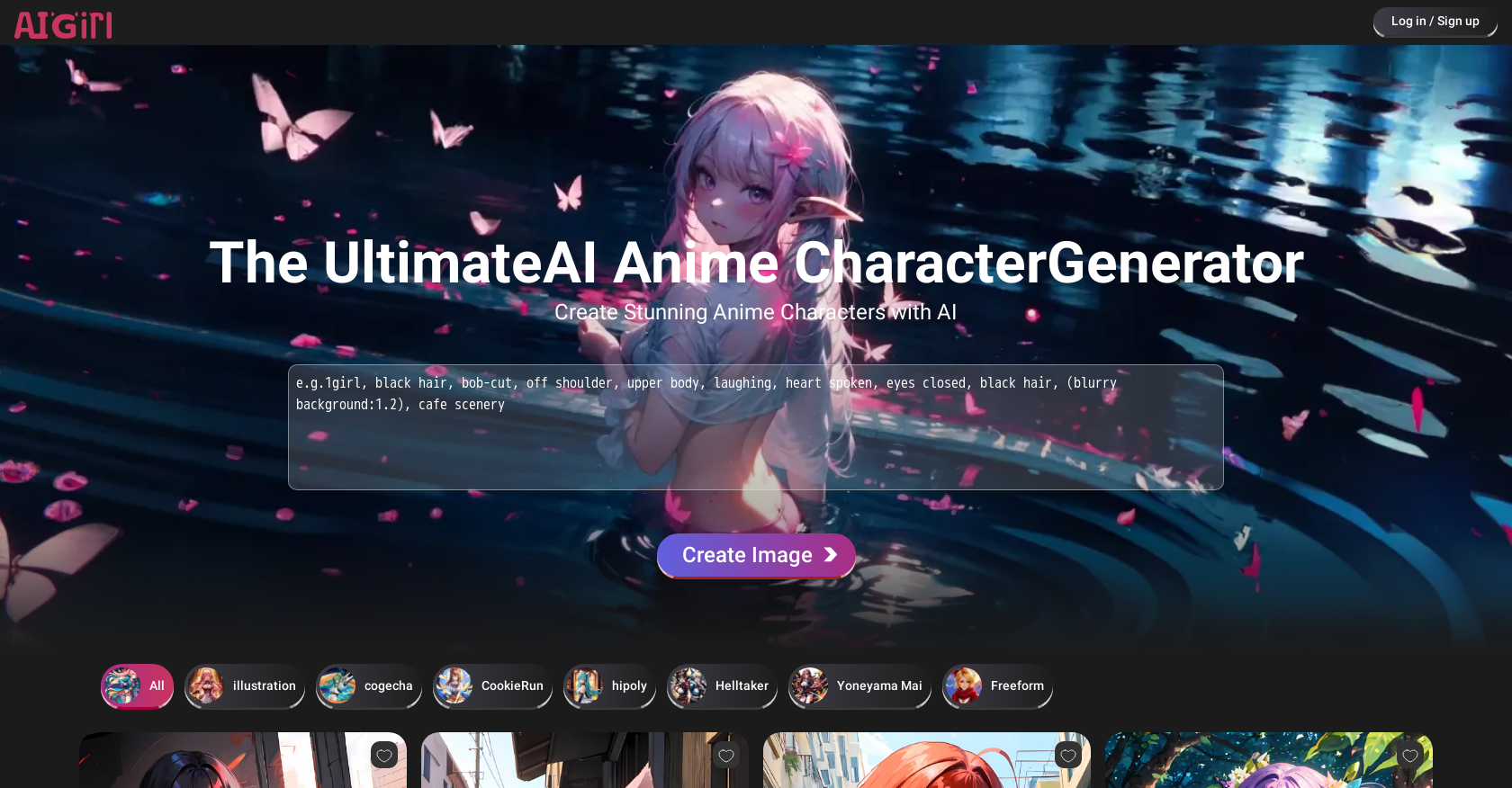 AI Anime Character Creator