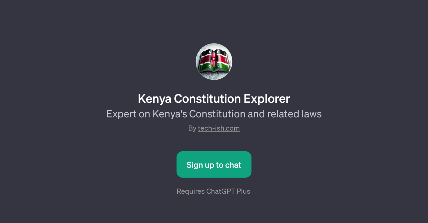 Kenya Constitution Explorer website