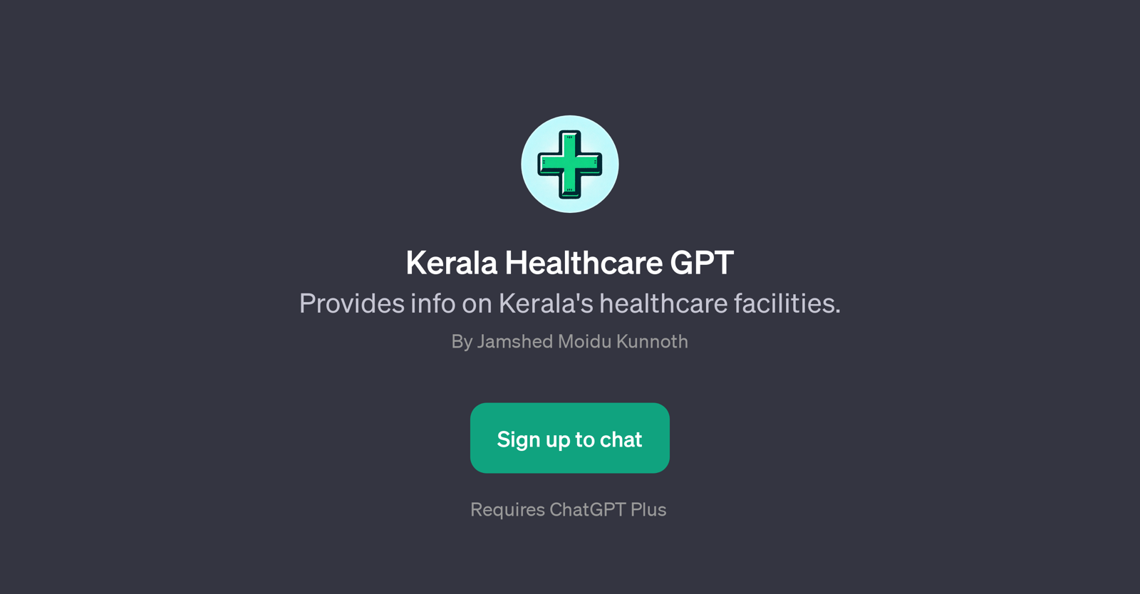Kerala Healthcare GPT website