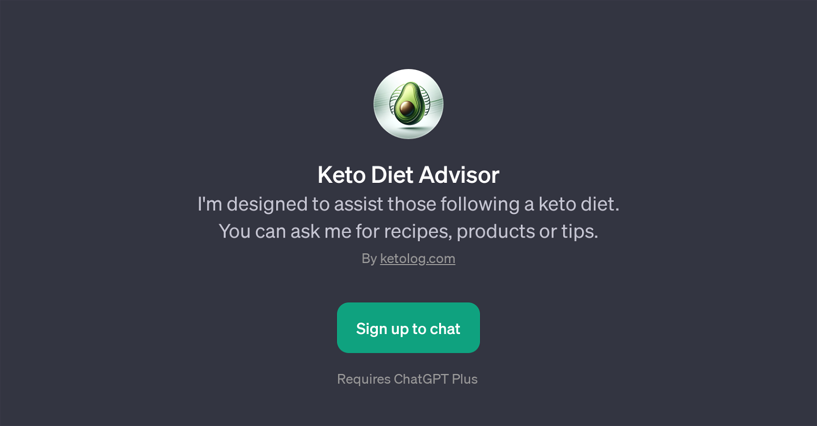 Keto Diet Advisor website