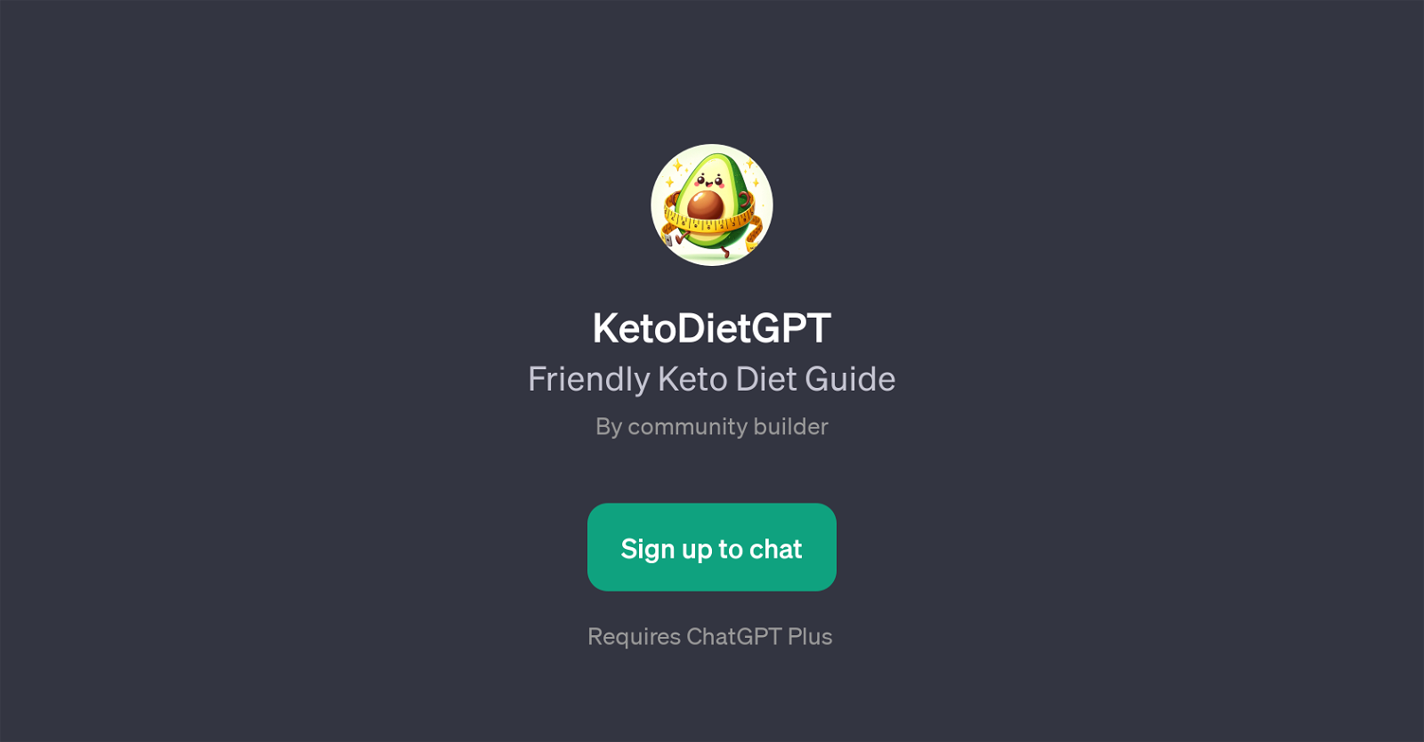 KetoDietGPT website