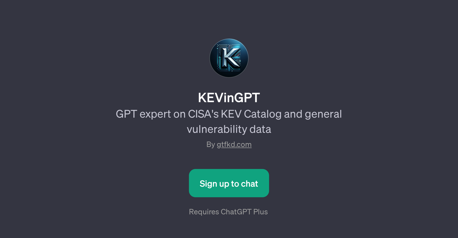 KEVinGPT website